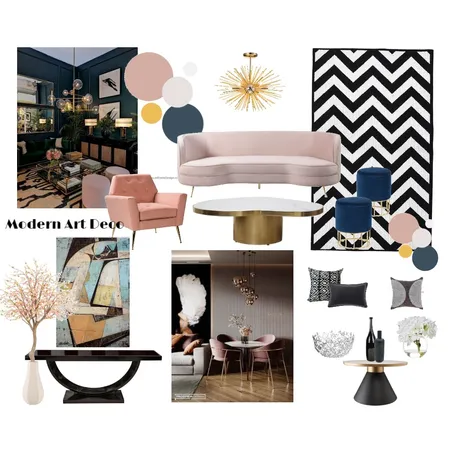 Art Deco 1 Interior Design Mood Board by layoung10 on Style Sourcebook