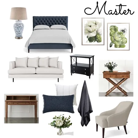 Belinda & Simon Master Bedroom - Concept 2 Interior Design Mood Board by Boutique Yellow Interior Decoration & Design on Style Sourcebook