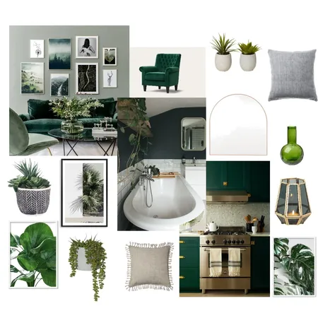 ACCENTED ACHROMATIC Interior Design Mood Board by chaneMari on Style Sourcebook