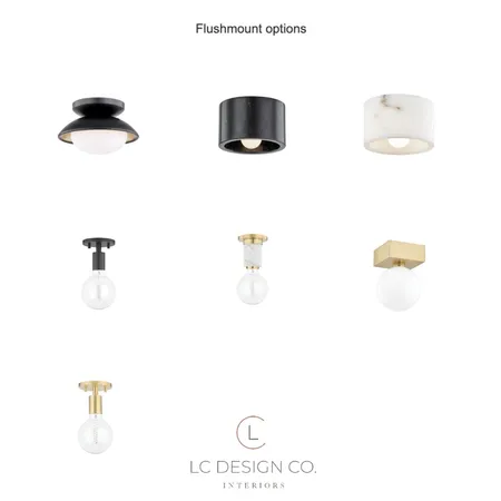nadel flushmount options Interior Design Mood Board by LC Design Co. on Style Sourcebook