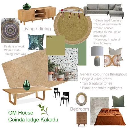 GM House Cooinda Interior Design Mood Board by Lady Darwin Design on Style Sourcebook