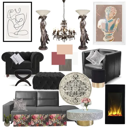 ~ INDUSTRIAL FEMINISM ~ Interior Design Mood Board by Rochelle Maree Rosenfield on Style Sourcebook