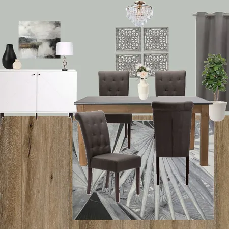 D16- DINING ROOM - CLASSICAL - BLACK & WHITE Interior Design Mood Board by Taryn on Style Sourcebook