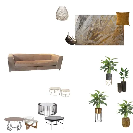 Living room grey/mustard tone Interior Design Mood Board by genief2 on Style Sourcebook