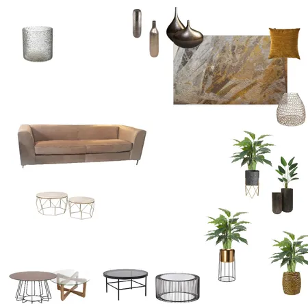 Living room grey/mustard tone Interior Design Mood Board by genief2 on Style Sourcebook