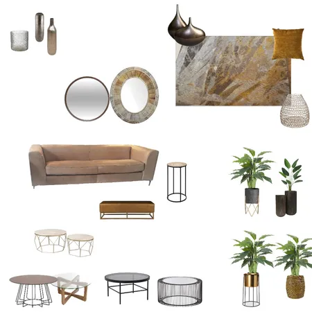 Living room grey/mustard tone Interior Design Mood Board by genief2 on Style Sourcebook