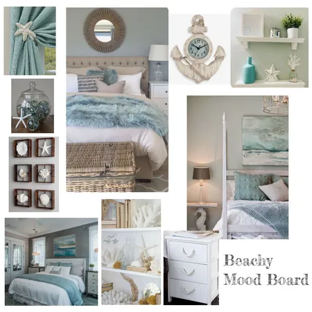 Beachy Bedroom Interior Design Mood Board by Beverly Zaske on Style Sourcebook