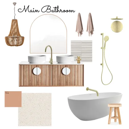 Main Bathroom Interior Design Mood Board by toni kelly interiors on Style Sourcebook