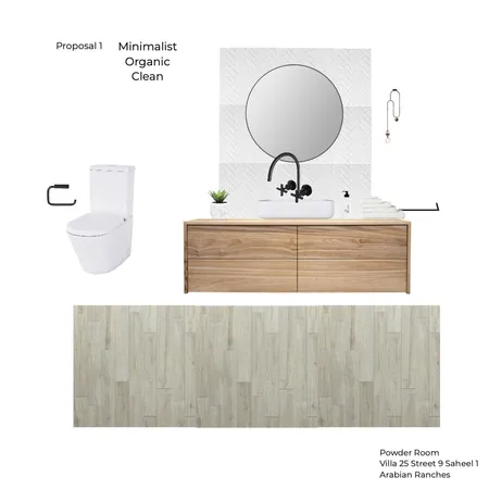 Yoko's powder room - white and wood Interior Design Mood Board by MarissaGOF on Style Sourcebook