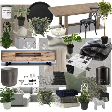 Plants option 2 Milan TV unit Interior Design Mood Board by teesh on Style Sourcebook