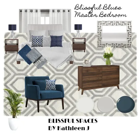 BLISSFUL BLUES Interior Design Mood Board by kathleen.jenkinson on Style Sourcebook