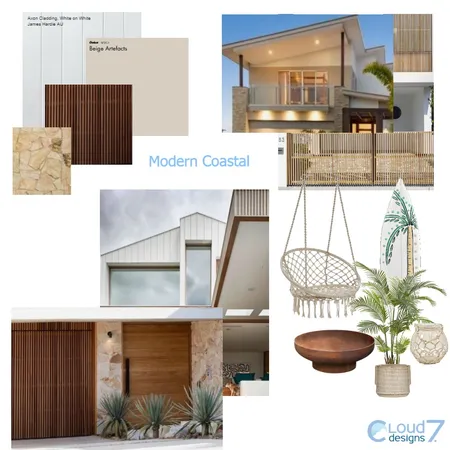 Coastal facade Interior Design Mood Board by Cloud7.designs on Style Sourcebook