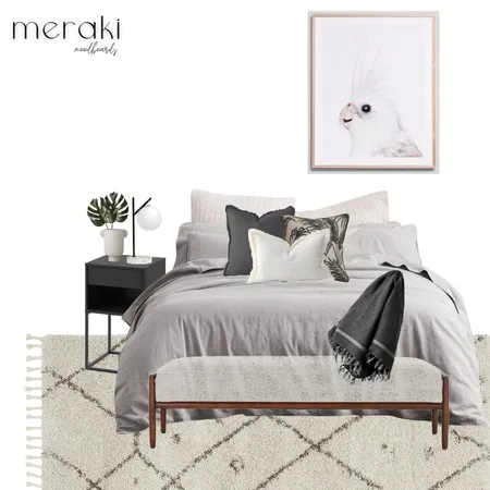 cockatoo bedroom Interior Design Mood Board by Meraki Interiors on Style Sourcebook