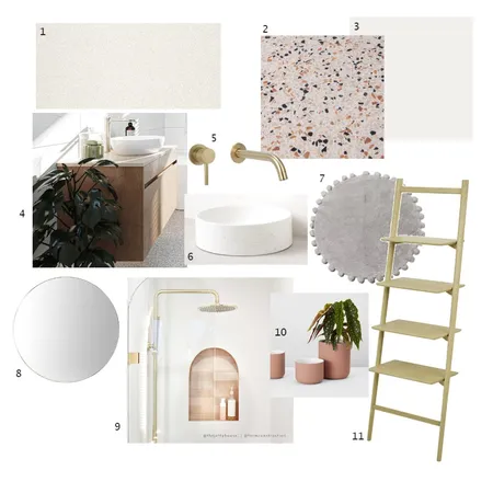 Module 9 - Bathroom Interior Design Mood Board by Linlov on Style Sourcebook