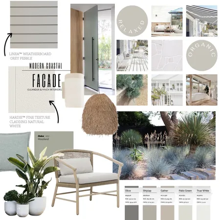 James Hardie - Modern coastal Interior Design Mood Board by Oleander & Finch Interiors on Style Sourcebook