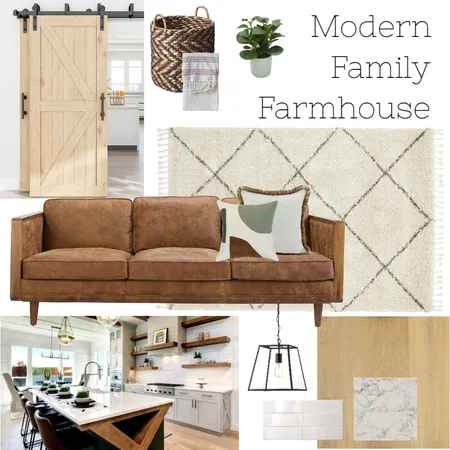 Modern Farmhouse Interior Design Mood Board by Beth English on Style Sourcebook