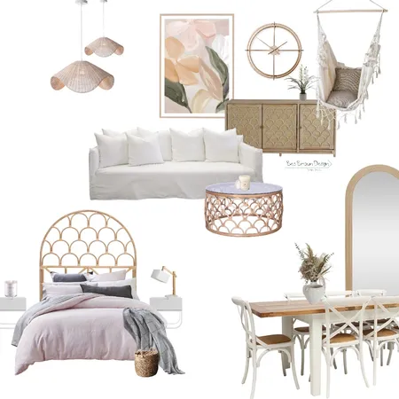 Scandi Coastal Interior Design Mood Board by Bec Brown Design on Style Sourcebook