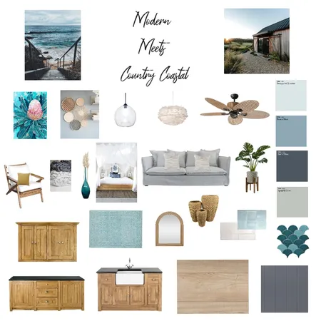 Modern country Coastal Interior Design Mood Board by Brooklyn Interior Design on Style Sourcebook