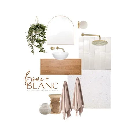 mayf springs ensuite Interior Design Mood Board by bone + blanc interior design studio on Style Sourcebook