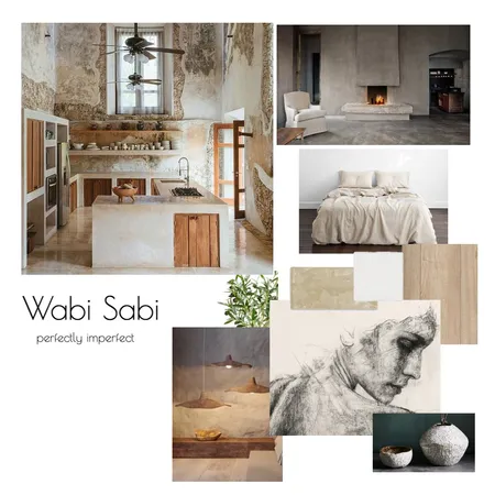 Wabi Sabi Interior Design Mood Board by Figgy Interiors on Style Sourcebook