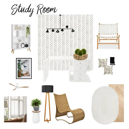 assignment 9 study room Interior Design Mood Board by Tetsolomon on Style Sourcebook