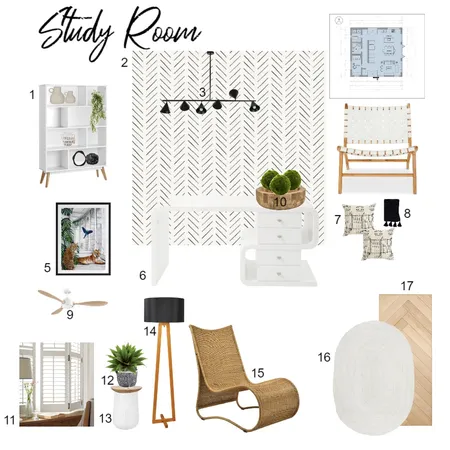 assignment 9 study room Interior Design Mood Board by Tetsolomon on Style Sourcebook