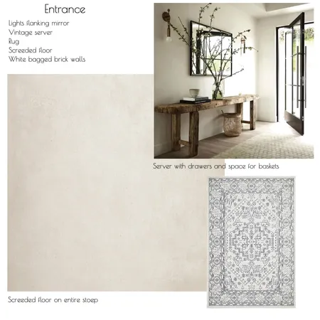 Entrance Interior Design Mood Board by Sharon Paschke on Style Sourcebook