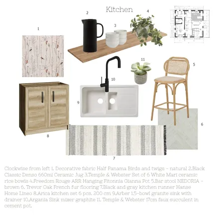 Kitchen Sample Board Interior Design Mood Board by CozzyReflections on Style Sourcebook