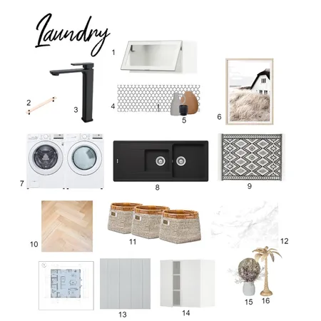 Assignment 9 laundry Interior Design Mood Board by Tetsolomon on Style Sourcebook