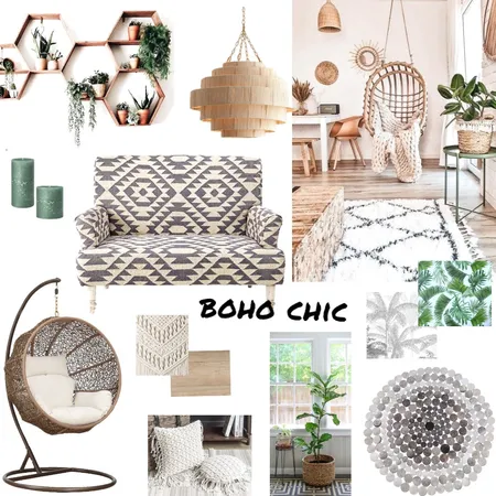 Boho Chic Interior Design Mood Board by Nienke Offer on Style Sourcebook