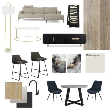 Dining/Living Interior Design Mood Board by jessiehn on Style Sourcebook