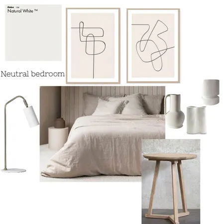 Neutral Bedroom Interior Design Mood Board by Jo Pringle on Style Sourcebook