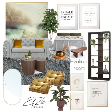 Breathwork Collective consult room Interior Design Mood Board by EF ZIN Interiors on Style Sourcebook