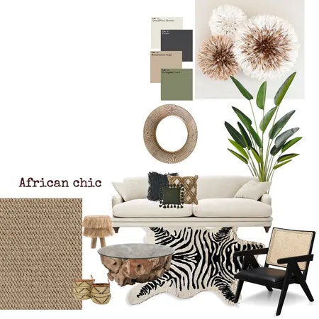 AFRICAN CHIC Interior Design Mood Board by KristinaWolff on Style Sourcebook