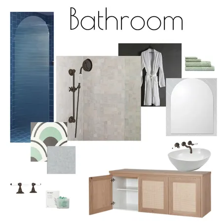 Bathroom1 Interior Design Mood Board by Bernadette Crome on Style Sourcebook