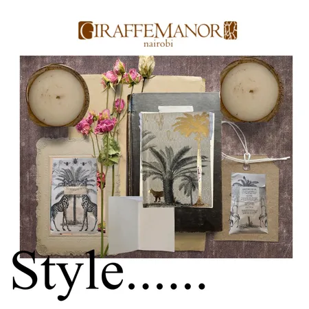 GIRAFFE MANOR Interior Design Mood Board by coolbags