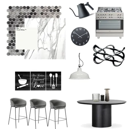 Black & White Interior Design Mood Board by atara on Style Sourcebook