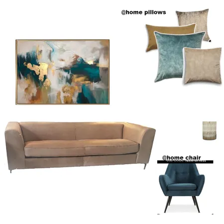 Living room aqua Interior Design Mood Board by genief2 on Style Sourcebook