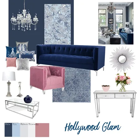 Hollywood Glam Interior Design Mood Board by Estelle Gay on Style Sourcebook