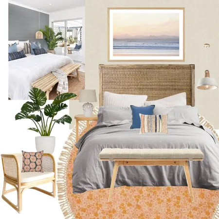 Coastal Bedroom Interior Design Mood Board by Nicole Frelingos on Style Sourcebook