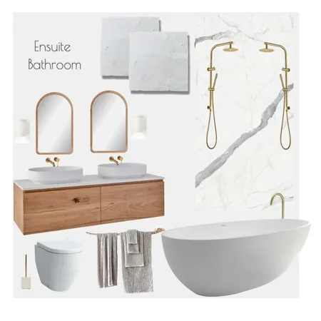 Ensuite Bathroom Interior Design Mood Board by Cath Deall on Style Sourcebook