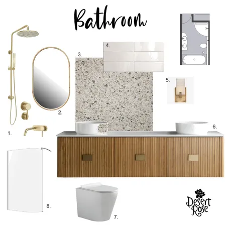 module 10 bathroom Interior Design Mood Board by evasaunders on Style Sourcebook