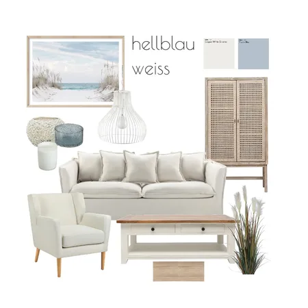 Wohnzimmer Schneider hellblau weiss Interior Design Mood Board by RiederBeatrice on Style Sourcebook