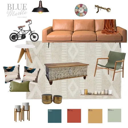 Modern Vintage Farm House Interior Design Mood Board by Blue Marble Interiors on Style Sourcebook