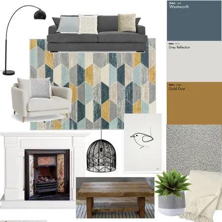 Living Room Geometric Interior Design Mood Board by emma_kate on Style Sourcebook