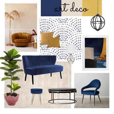 Art Deco Interior Design Mood Board by AnnieGenese on Style Sourcebook