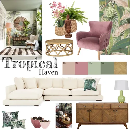 Tropical Haven 2 Interior Design Mood Board by Debbie Anne on Style Sourcebook