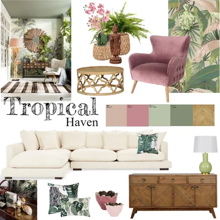 Tropical Haven 3 Interior Design Mood Board by Debbie Anne on Style Sourcebook