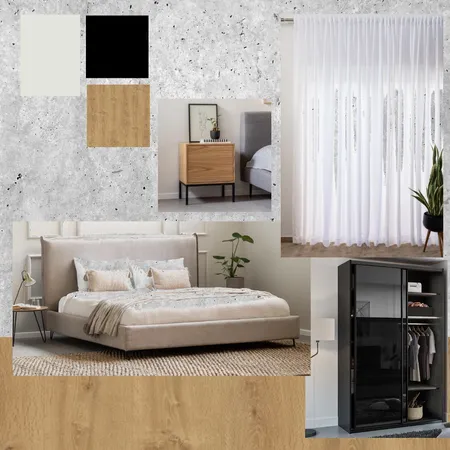 חדר שינה דירת סטודיו Interior Design Mood Board by shir salman on Style Sourcebook