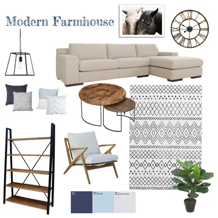 Modern Farmhouse Interior Design Mood Board by Melissa G on Style Sourcebook